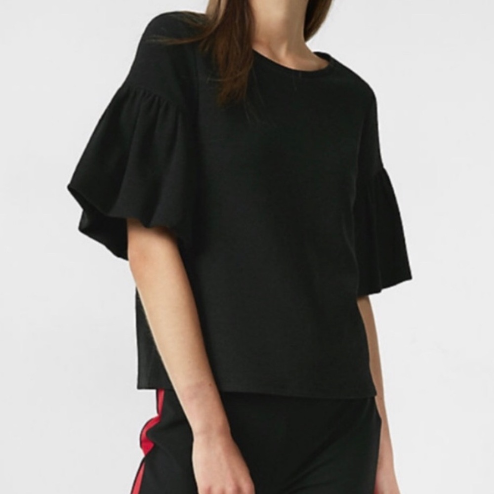 Express Short Bell Sleeve Top